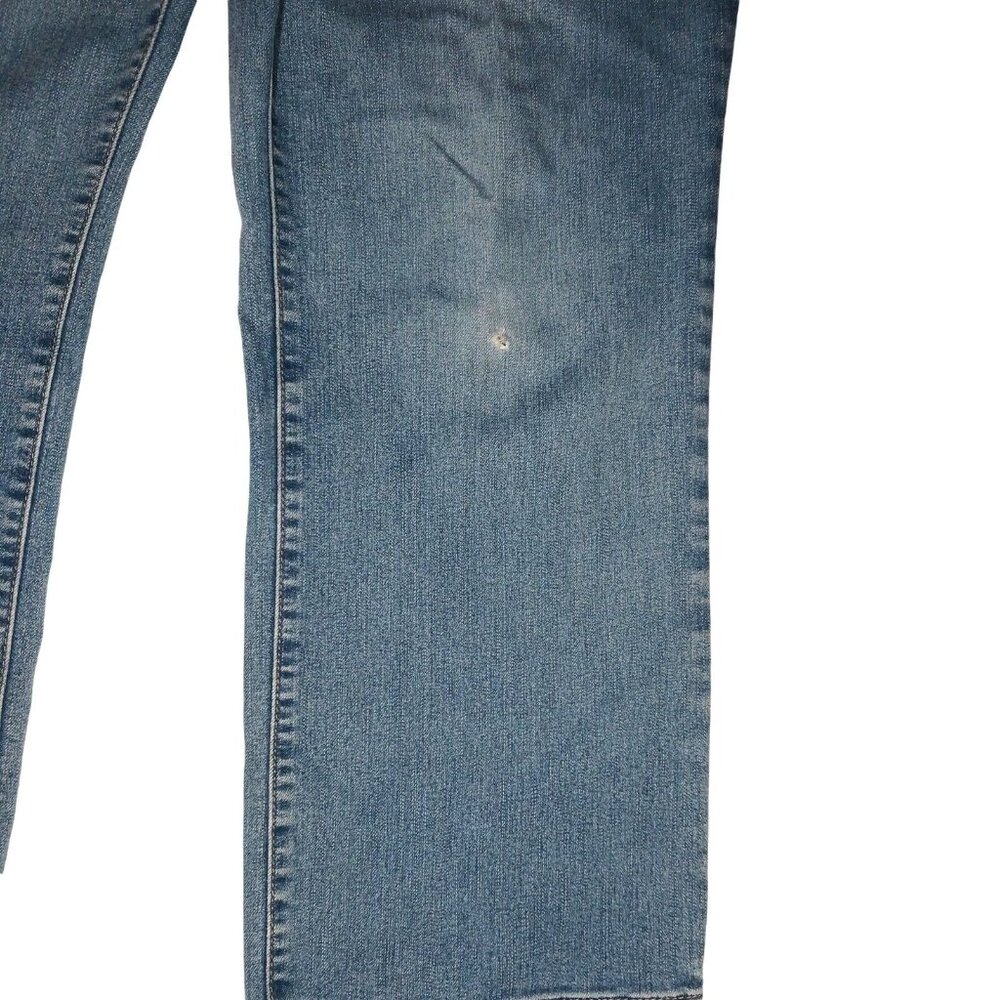 Charter Club Lexington Straight Jeans Womens 14PS Petite Blue Super Soft Denim - Picture 3 of 7